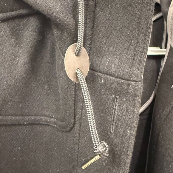 NWT LL Bean West End Wool Coat Women's Small Black Warm for Winter & Holidays - Picture 6 of 10